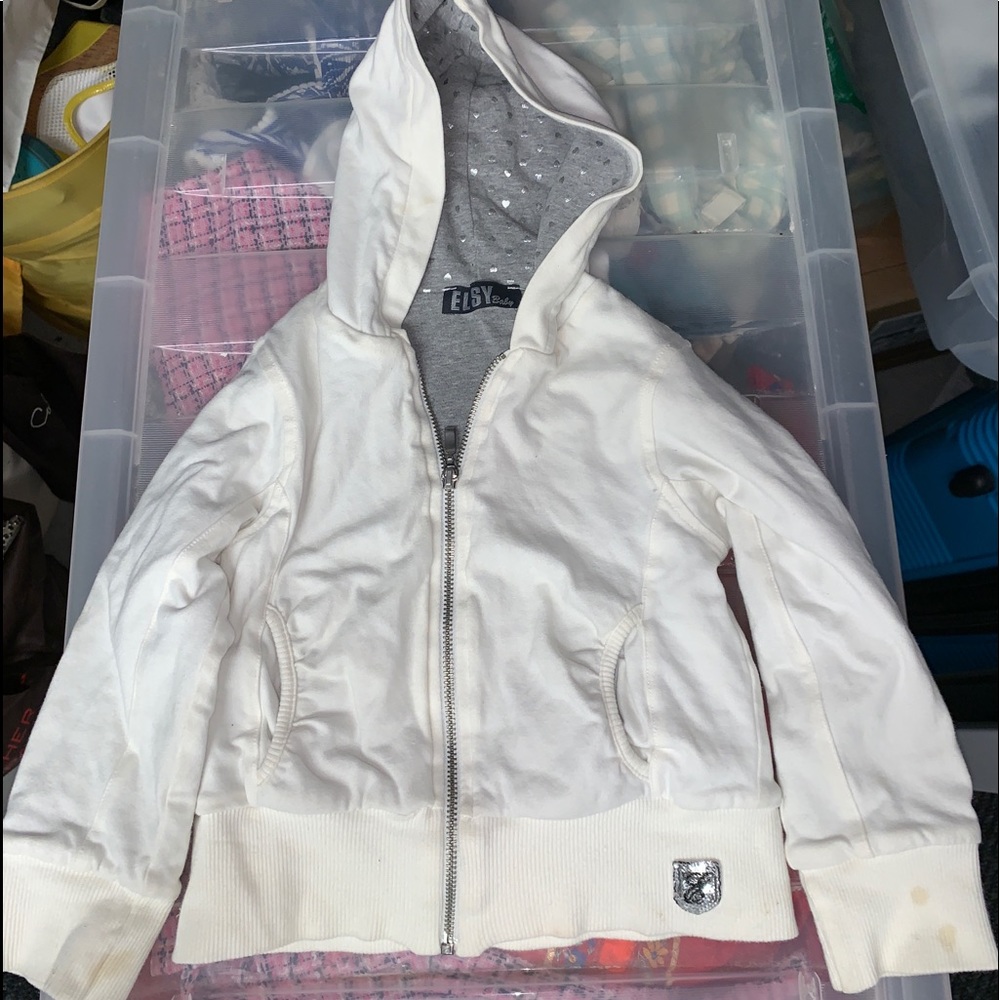 Elsy cotton lined toddler zipper jacket 2T
